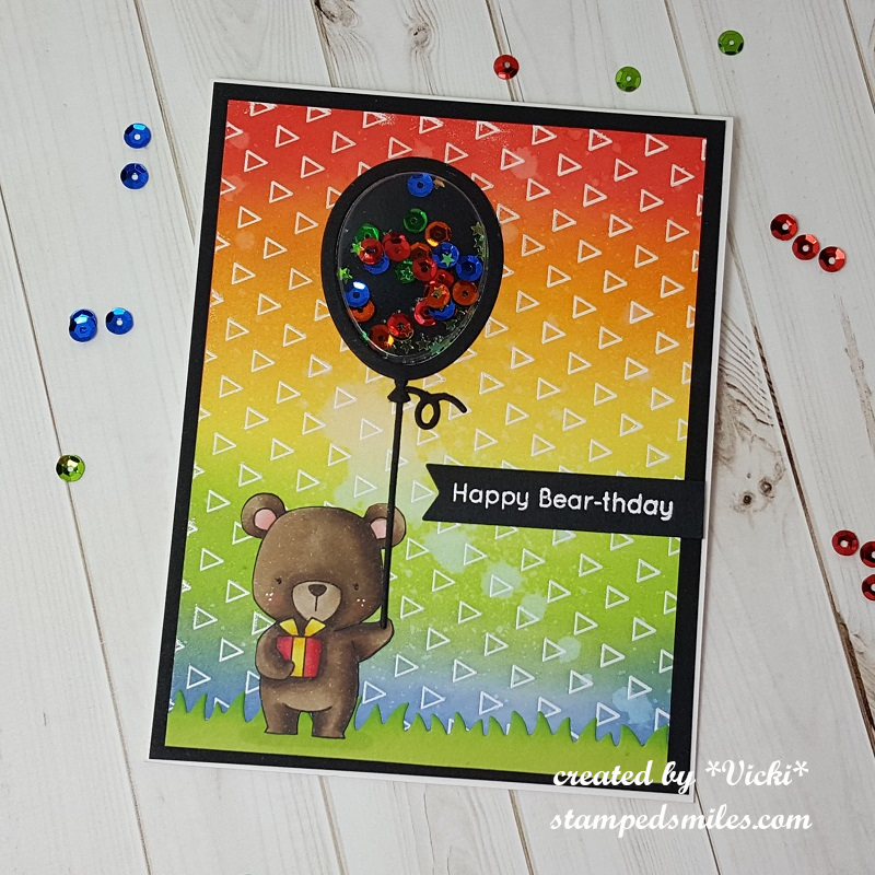 Vicki-MFT Birthday Bear Rainbow-flat