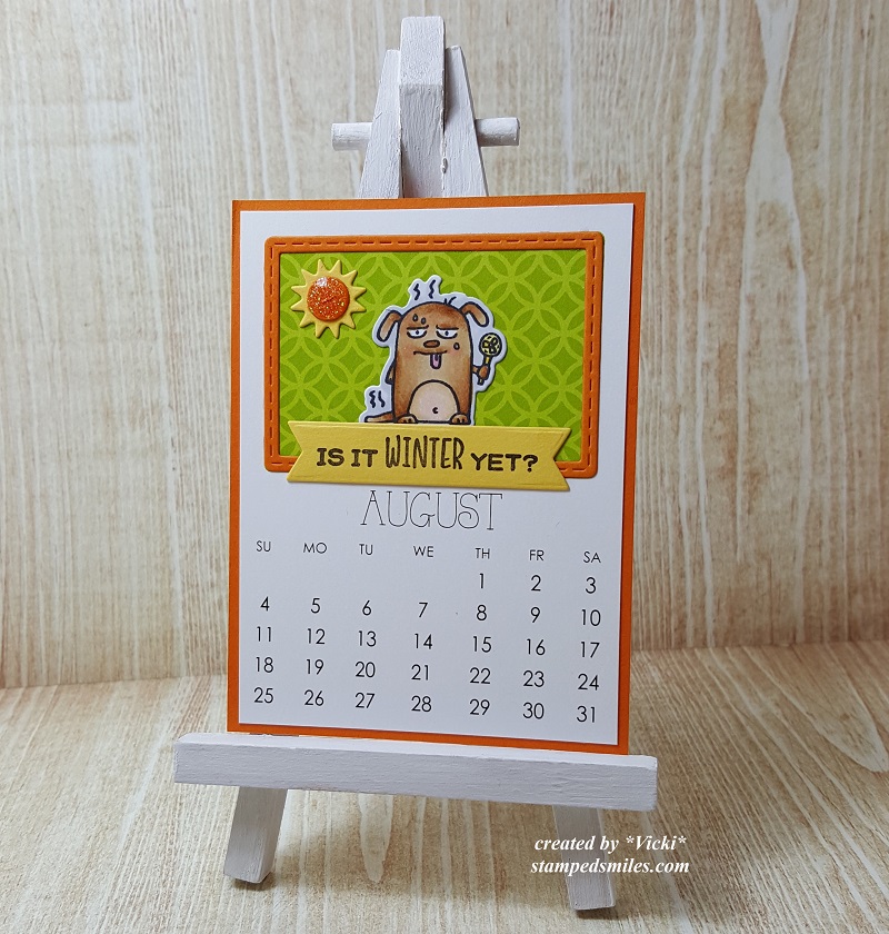 Vicki-Calendar Month August