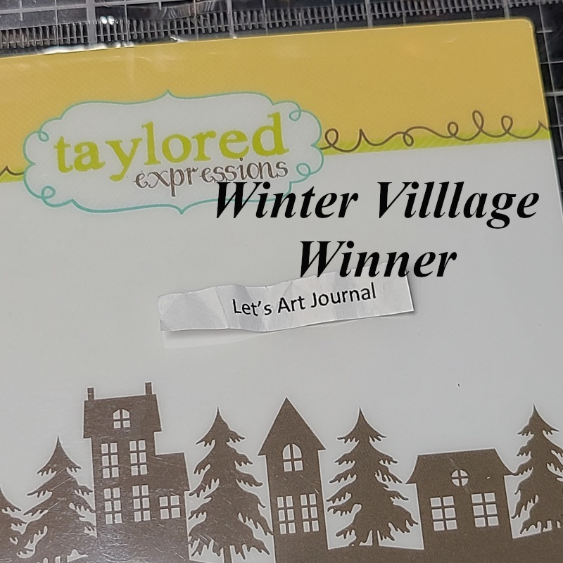 stampedsmiles.com giveaway Winter Village Winner